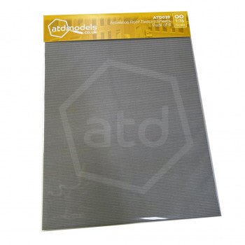 ATD Models ATD039 - Asbestos Roof Texture Sheets (Pack of 8)