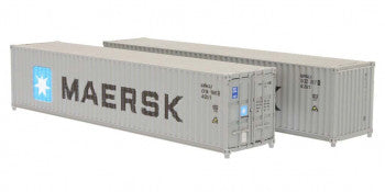 Dapol 2F-028-112 - 40ft Hi-Cube Container Pack (2) Maersk