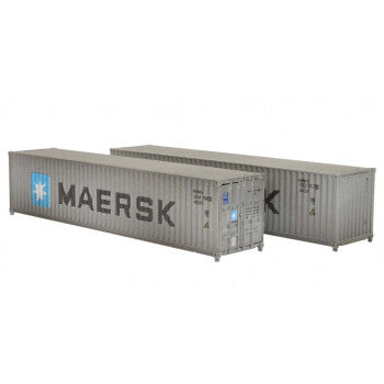Dapol 2F-028-113 - 40ft Hi-Cube Container Pack (2) Maersk (Weathered)