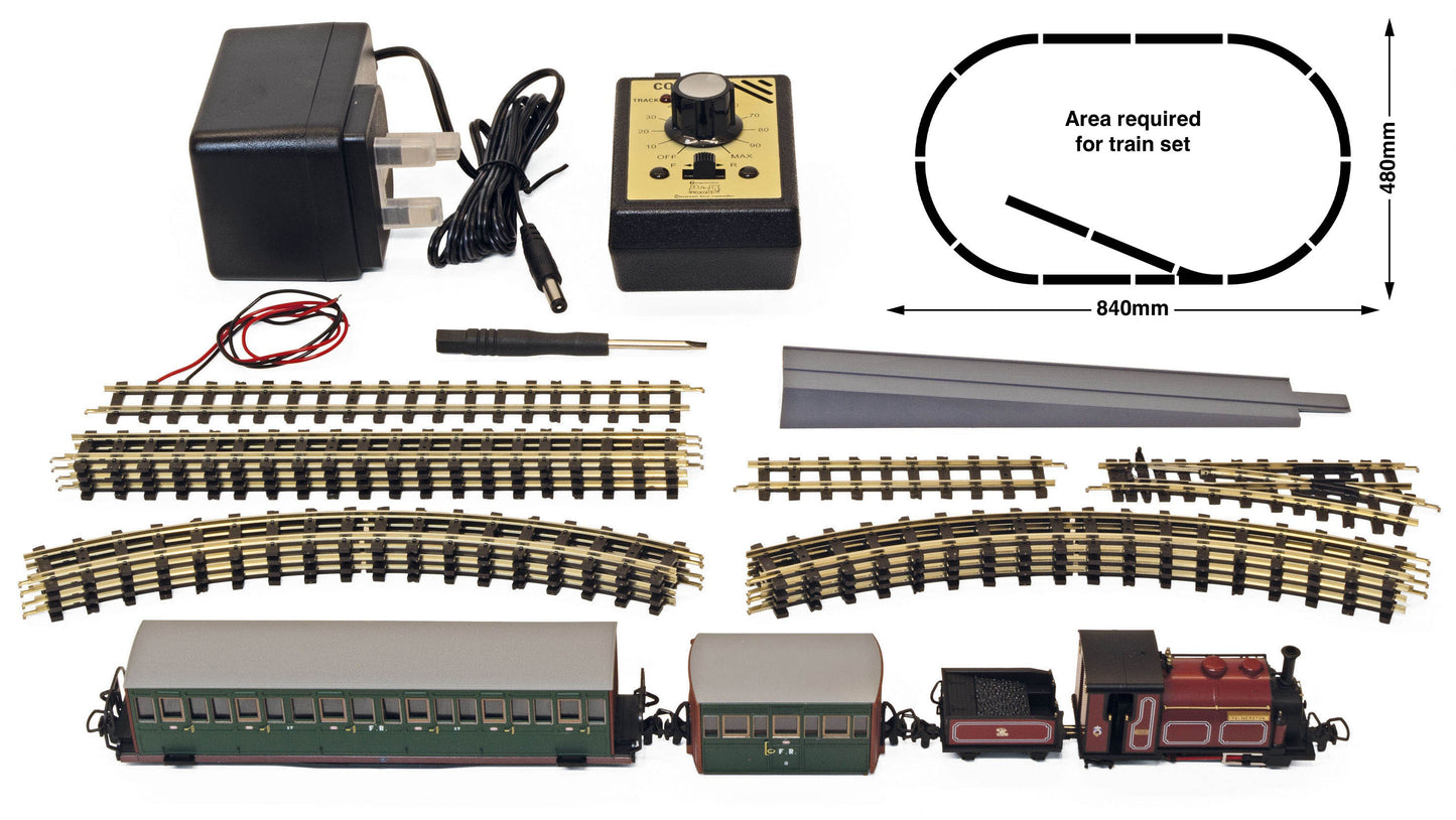 Peco GR1051 - "Palmerston Passenger" 009 Train Set - Not DCC Ready