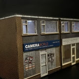 Scale Model Scenery KX089 - OO Low Relief 1970's Terraced Shops - OO Gauge