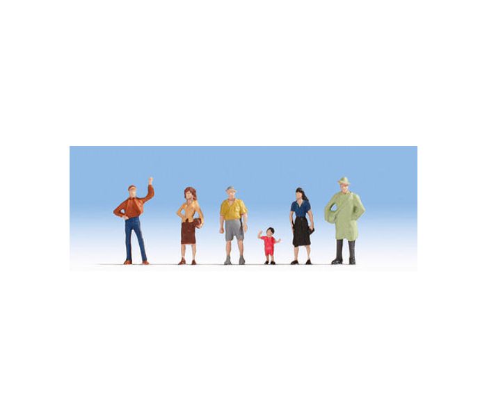 Noch 47100 - TT Scale Pedestrians (6) Hobby Figure Set