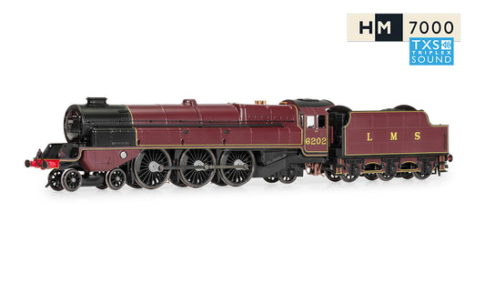 Hornby R30134TXS - LMS Princess Royal Class 'The Turbomotive' 4-6-2 No.6202 (SOUND FITTED)