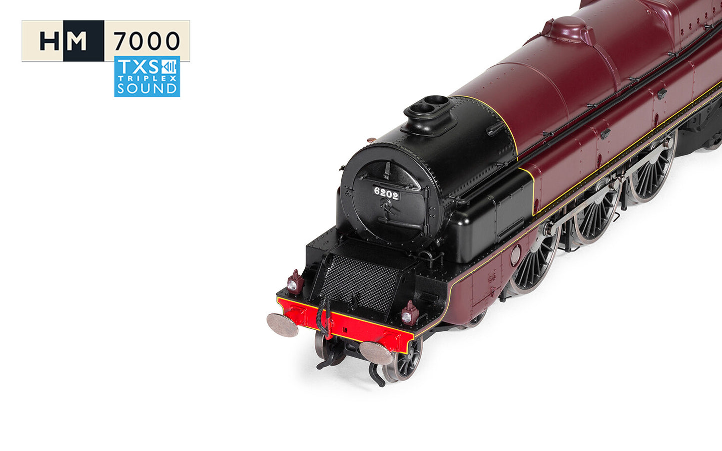 Hornby R30134TXS - LMS Princess Royal Class 'The Turbomotive' 4-6-2 No.6202 (SOUND FITTED)