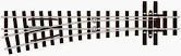 Peco SL-E496 - Turnout (Mainline Sleepers), Medium Radius, Left Hand