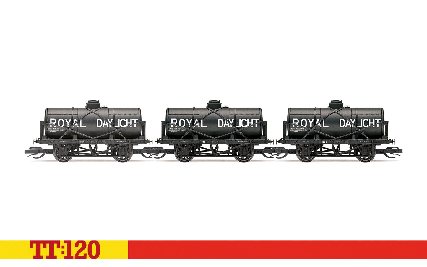 Hornby TT6046 - Royal Daylight - 12T Tank Wagon - Triple Pack