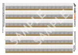 Scale Model Scenery TX212 - OO Network Rail Platform Edge Coping With Buff Tactile Paving (Pack of 5) - OO Gauge