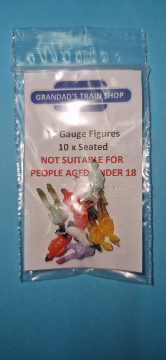 TT Gauge Seated figures (Bag of 10)
