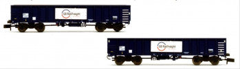 Dapol 2F-025-012 - MJA GBRF Bogie Box Van Twin 502009 & 010