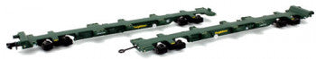 Dapol 2F-044-002 - FEAB Spine Wagon Twin Pack N Freightliner 640721 + 640722