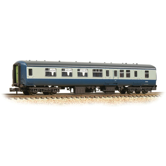 Graham Farish 374-680B - BR Mk2A BSO Brake Second Open BR Blue & Grey (Weathered)