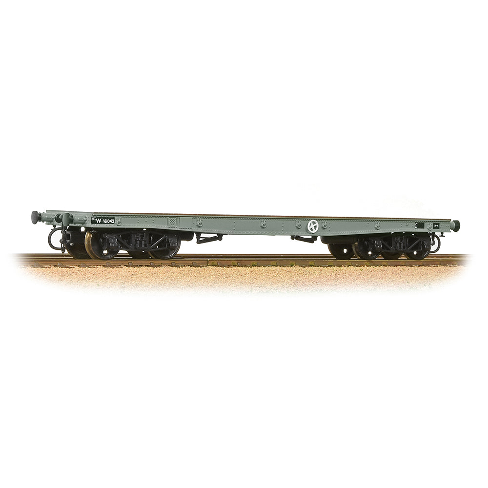 Bachmann 38-727 - Warflat Bogie Flat Wagon in BR Grey