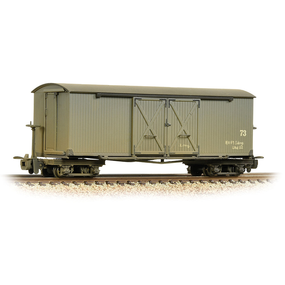 Bachmann Narrow Gauge 393-026A Bogie Covered Goods Wagon Nocton Estates L.R. Grey