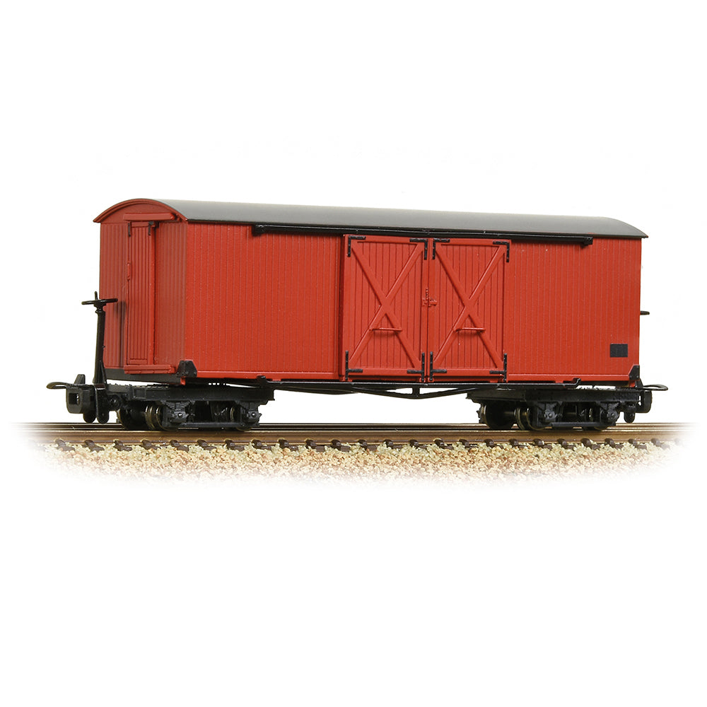 Bachmann Narrow Gauge 393-027 Bogie Covered Goods Wagon Lincolnshire Coast L.R. Crimson