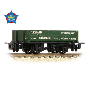Bachmann Narrow Gauge 393-153 - RNAD Rebuilt Open Wagon 'Lenham Storage Green'