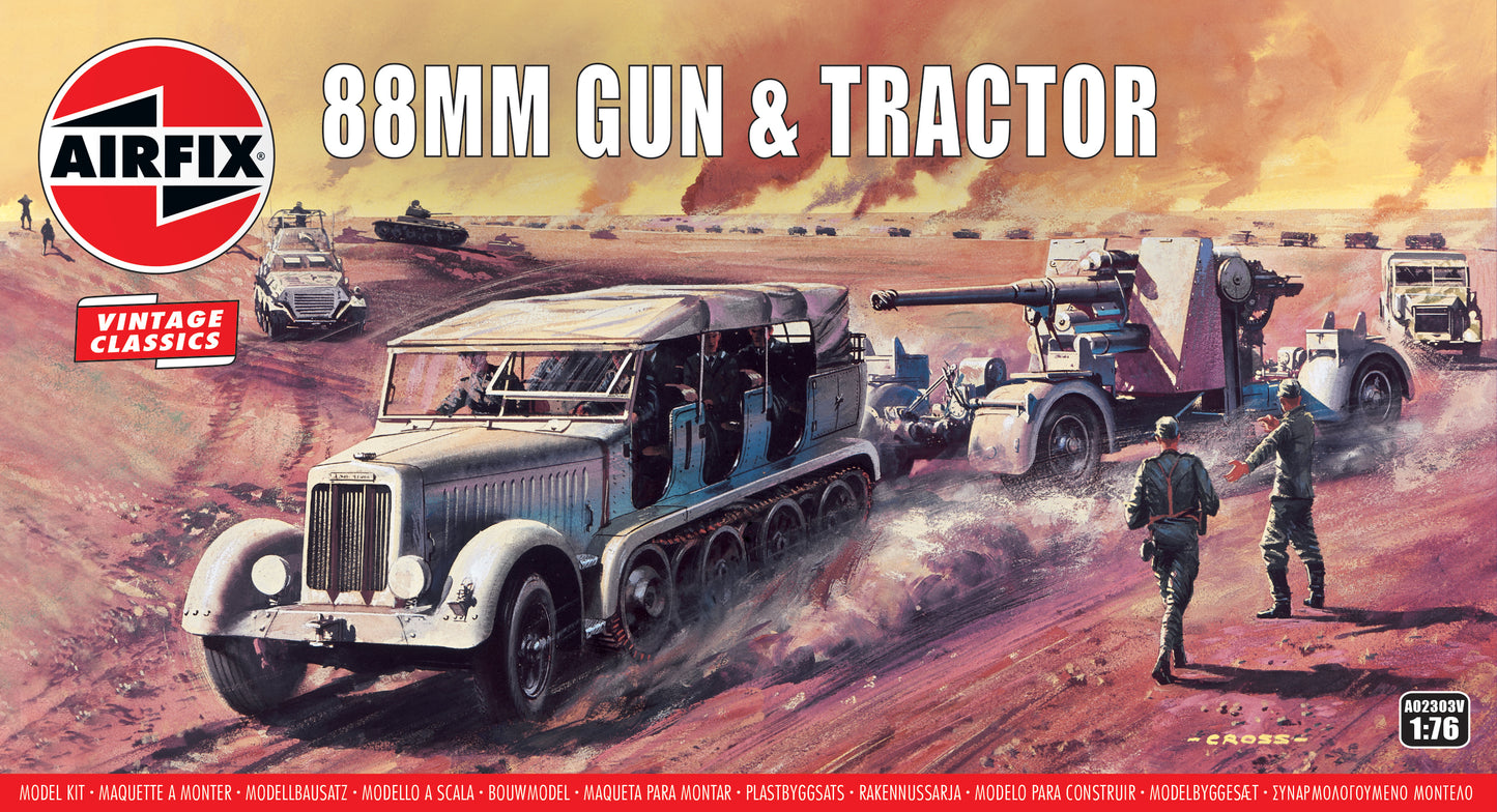 Airfix A02303V - 88mm Gun & Tractor