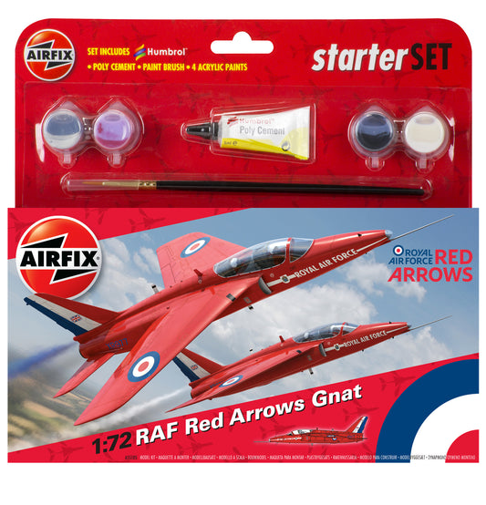 Airfix A55105 - Small Starter Set RAF Red Arrows Gnat