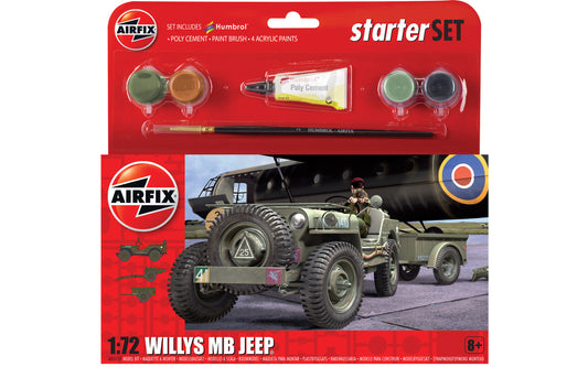 Airfix A55117 - Willys MB Jeep Small Starter Set