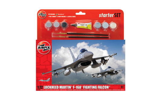 Airfix A55312 - Lockheed Martin F-16A Fighting Falcon Starter Set