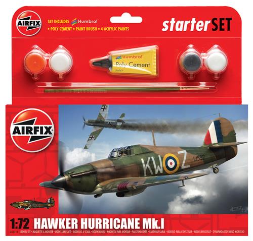 Airfix A55111 - Small Starter Set Hawker Hurricane Mk.I