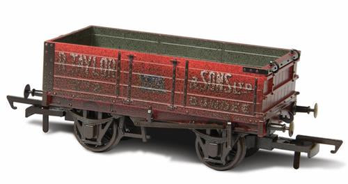 Oxford Rail 76MW4002W - R Taylor & Sons Ltd - 4 Plank Mineral Wagon Weathered