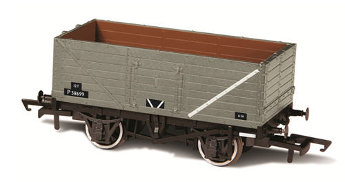 Oxford Rail 76MW7013B - BR Grey 7 Plank Wagon P58699