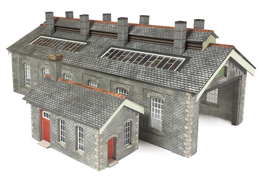 Metcalfe PN937 - Settle & Carlisle Style Double Track Stone Engine Shed