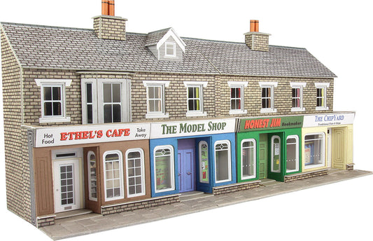 Metcalfe PO273 - Low Relief Terraced Shop Fronts in Stone