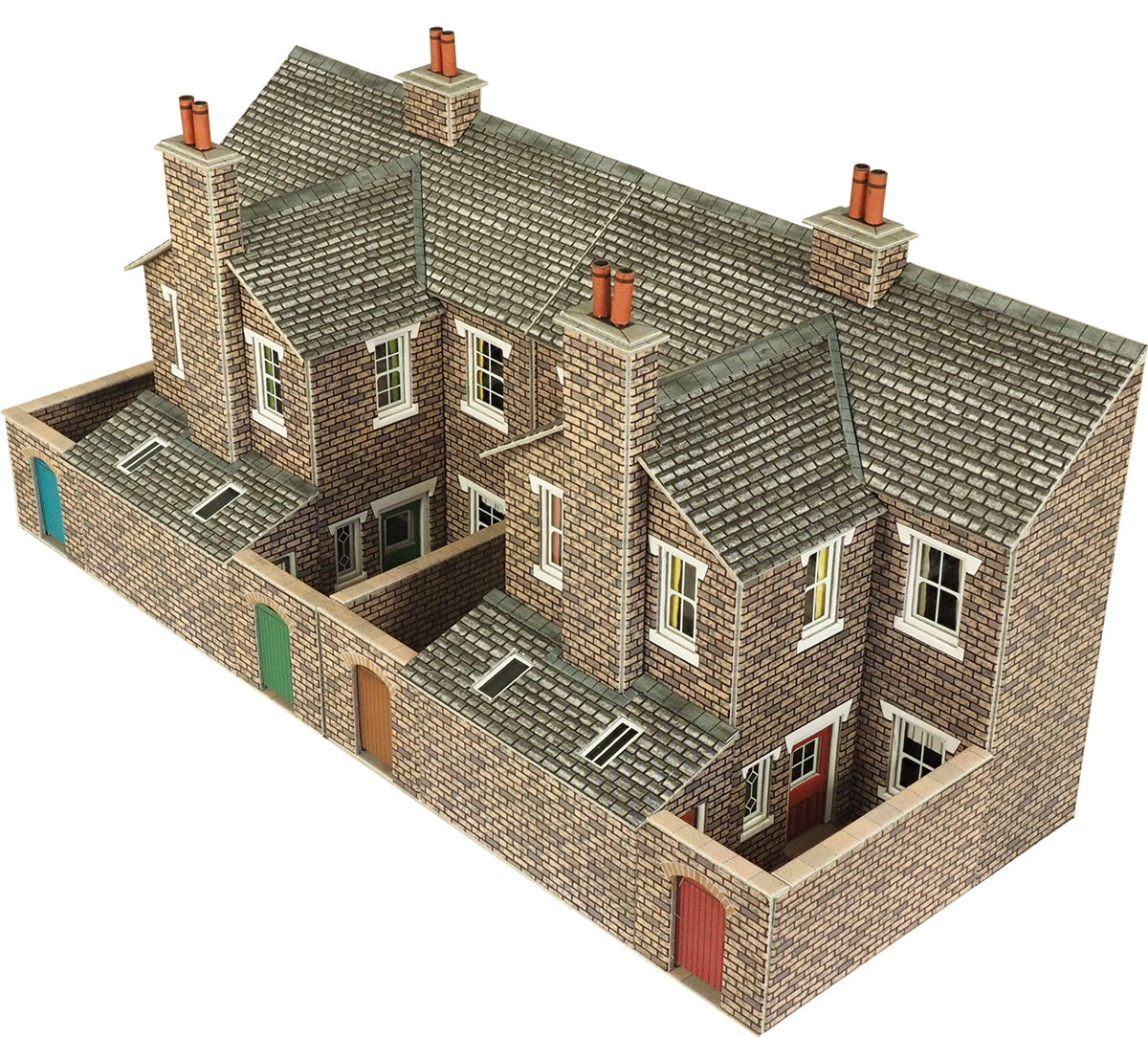 Metcalfe PO277 - Low Relief Stone Terraced House Backs