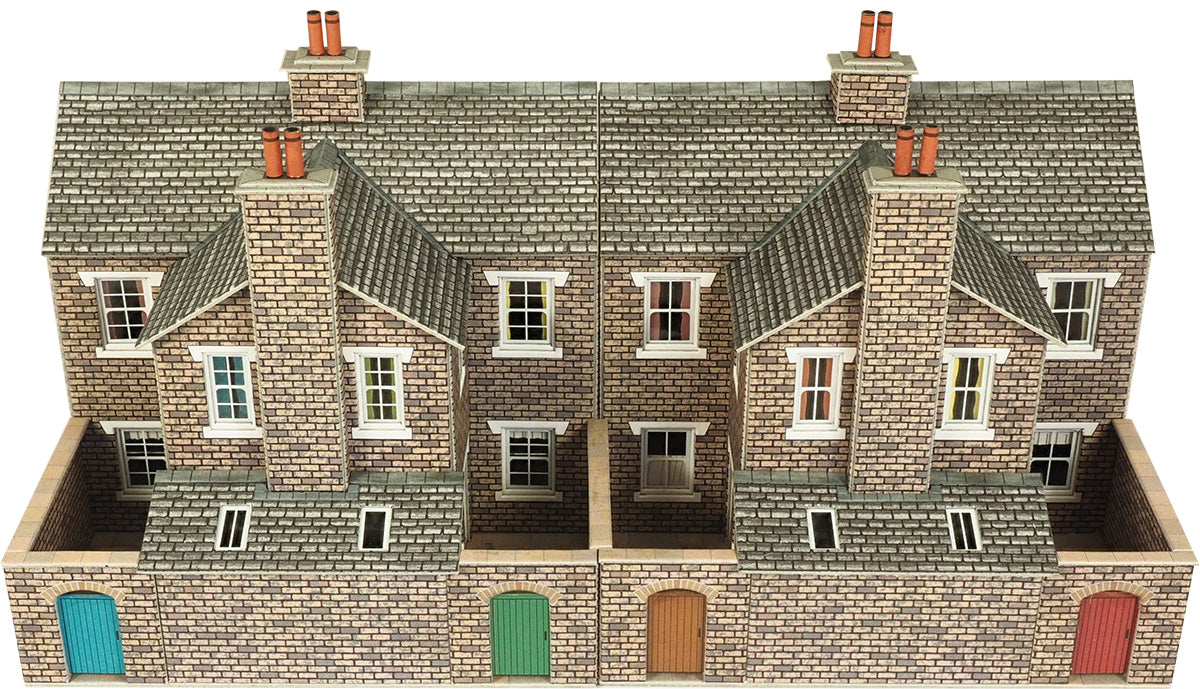 Metcalfe PO277 - Low Relief Stone Terraced House Backs