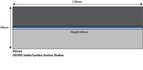 Metcalfe PO334 - Settle & Carlisle Station Shelter