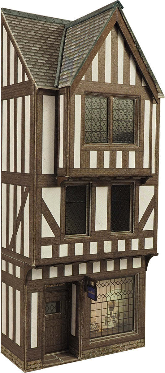 Metcalfe PO421 - Low Relief Half Timbered Shop Front