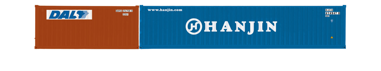Hornby R60128 - Hanjin & Dal 40ft & 20ft Containers