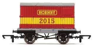 Hornby R6717 - Hornby 2015 Wagon (Conflat & Container)
