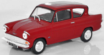 Cararama CR040 - Ford Anglia 105E in Monaco Red