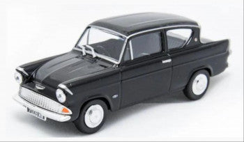 Cararama CR046 - Ford Anglia 105E in Black