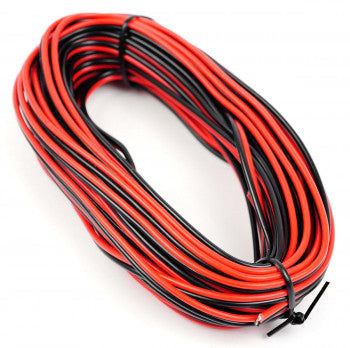 Gaugemaster GM09RB - Red/Black Twinned Wire 10m
