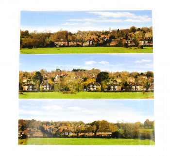 Gaugemaster GM704 - Village Large Photo Backscene (2744 x 304mm)