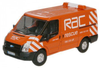 Oxford Diecast 76FT003 - RAC New Ford Transit Van (L, Roof)