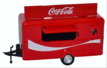 Oxford Diecast 76TR015CC - Mobile Trailer Coca-Cola