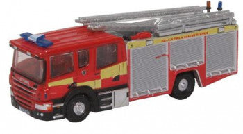 Oxford Diecast NSFE007 - Scania Pump Ladder Surrey F & R