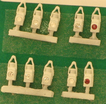 Springside Models DA19 - BR Head & Tail Lamps White (x10)