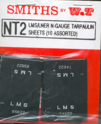 Smiths By W & T NT02 - LMS & LNER 1923/47 Tarpaulins