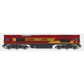 Dapol 2D-066-002 - Class 66 096 EWS Red/Gold
