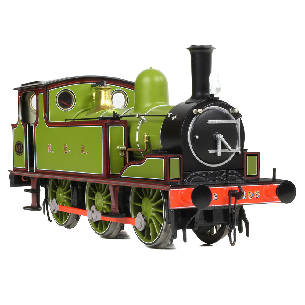 Bachmann 31-065 - NER E Tank 495 NER Lined Green & Maroon
