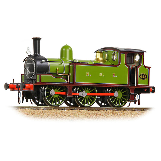 Bachmann 31-065 - NER E Tank 495 NER Lined Green & Maroon