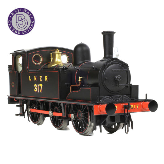 Bachmann 31-066 - NER E (J71) Tank 317 LNER Lined Black