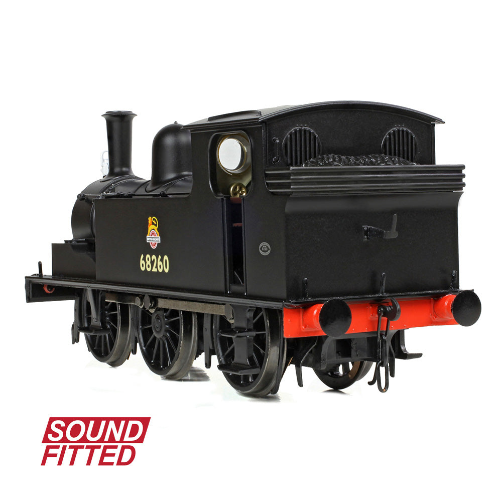 Bachmann 31-069SF - NER E (J71) Tank 68260 BR Black (Early Emblem) - SOUND FITTED