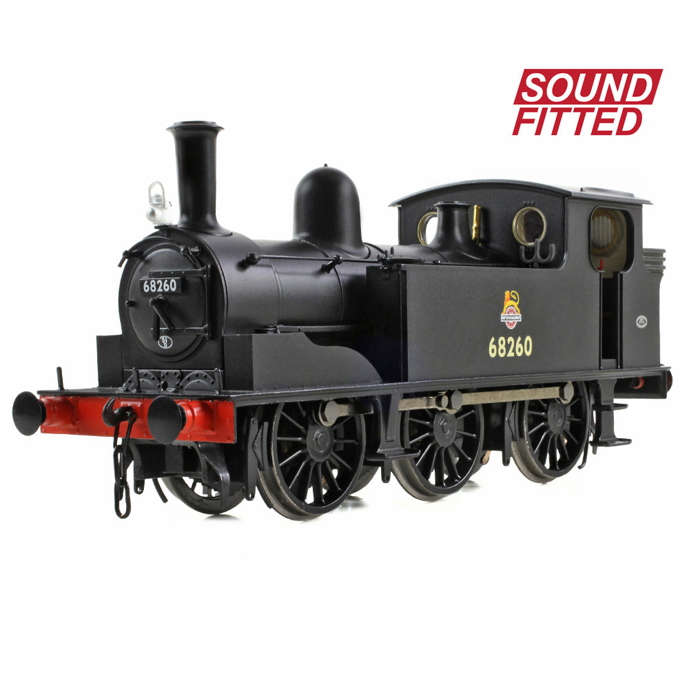 Bachmann 31-069SF - NER E (J71) Tank 68260 BR Black (Early Emblem) - SOUND FITTED