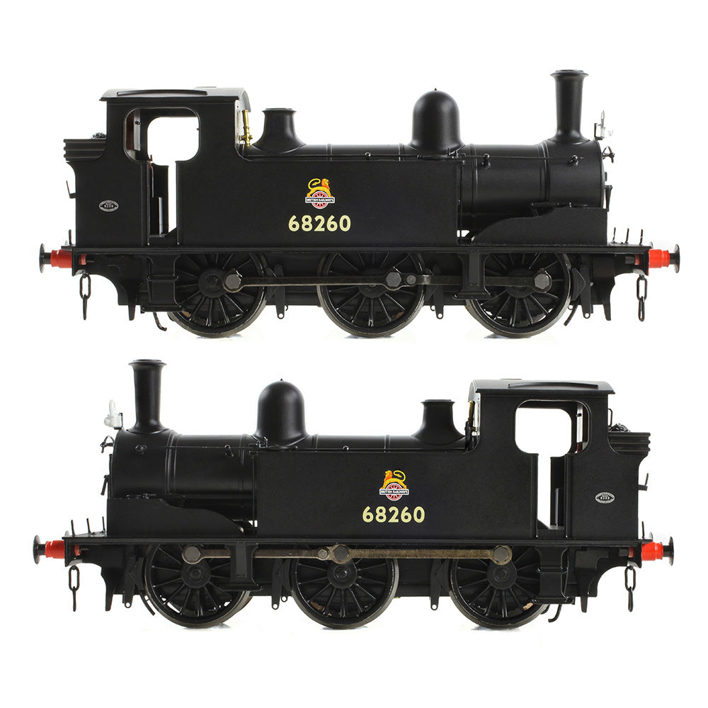 Bachmann 31-069SF - NER E (J71) Tank 68260 BR Black (Early Emblem) - SOUND FITTED